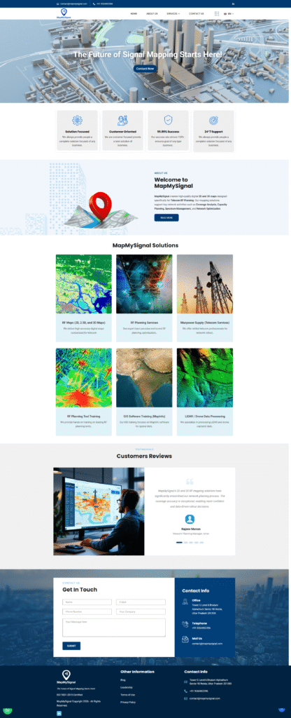 mapmysignal portfolio